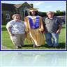 Lindsey with her Nana and Pap before Graduation 5/27/05